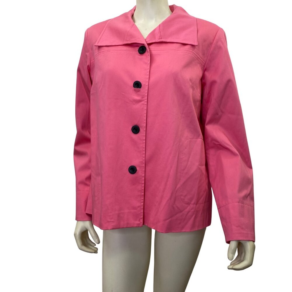 Pendleton Pink Button-Up Long‎ Sleeve Jacket L